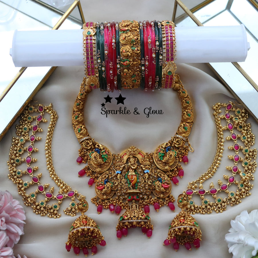 ✨Grand Temple Semi Bridal Set – Timeless Heritage Crafted for Every Celebration✨
Wedding Season Sale Get 15% discount on sitewide
Get Free Gift Above 10k
Get Free Shipping above 7.5k &30k(Domestic&
International)
Get 7% discount on first order

1.ID S-20453,EC-27931,B-2945,24605,18640_2_4
2.ID S-29585,EC-27930,B-17451,29589_2_6,18504_2_6
3.ID S-11631,EC-28329,B-2945,2975,18504_2_6
4.ID S-26525,EC-22034,B-24353,23506,18478_2_4
5.ID S-29068,EC-27930,B-2945,17414,18504_2_6
6.ID S-28955,EC-28326,B-2945,2975,185