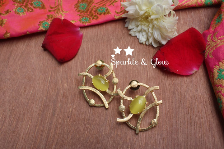 Gold daily / Partwear lightweight stud - Pink - Sparkle and Glow - Yellow - 