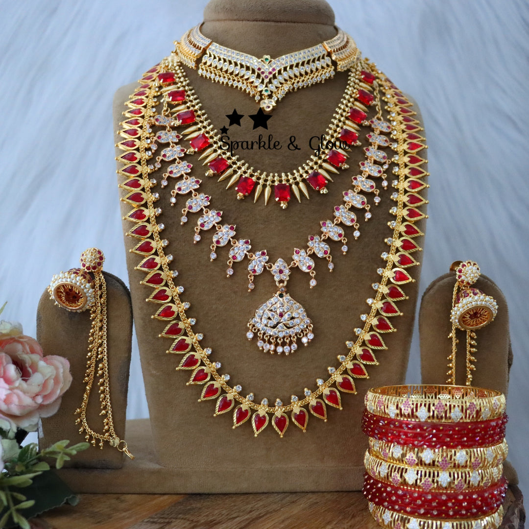 Celebrate the spirit of Onam with our exquisite micro gold plated bridal jewellery collection!❤
Wedding Season Sale Get 15% discount on sitewide
Get Free Gift Above 10k
Get Free Shipping above 7.5k &30k(Domestic&International)
Get 7% discount on First Order

1.ID L-24016,Set-26219,S-30350,E-30829,EC-24097
2.ID L-19856,Set-30894,S-13782,E-24107,EC-24096
3.ID L-14110,ML-24006,S-19799,C-23997,E-24108,EC-24092
4.ID L-17657,Set-30879,E-30829,EC-24097
5.ID L-17657,Set-30919,C-24802,E-24108,EC-24092

Visit website