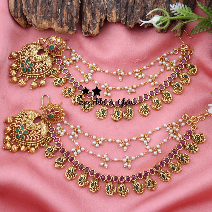 Earrings are pretty… but the ear chain is the real showstopper. 😍
Wedding Season Sale Get 15% discount on sitewide
Get Free Gift Above 10k
Get Free Shipping above 7.5k &30k(Domestic&
International)
Get 7% discount on First Order

1.ID E-6331,EC-23464
2.ID E-2769,EC-18099
3.ID E-23443, EC-818
4.ID E-6298, EC-30697
5.ID E-30625, EC-12538
6.ID E-25695,EC-28329
7.ID E-12803, EC-30212
8.ID E-12105,EC-28330
9. ID E-29349, EC-18776
10.ID E-9111,EC-27925

Visit website to place your order, link in the bio
www.spar