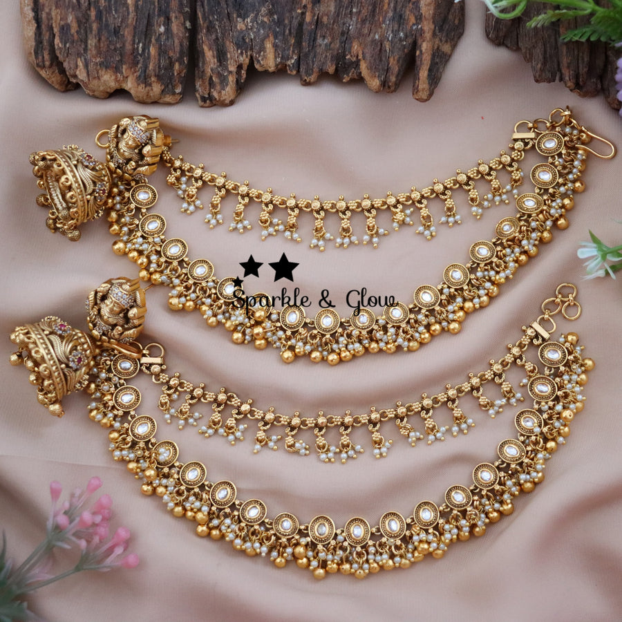 Earrings are pretty… but the ear chain is the real showstopper. 😍
Wedding Season Sale Get 15% discount on sitewide
Get Free Gift Above 10k
Get Free Shipping above 7.5k &30k(Domestic&
International)
Get 7% discount on First Order

1.ID E-6331,EC-23464
2.ID E-2769,EC-18099
3.ID E-23443, EC-818
4.ID E-6298, EC-30697
5.ID E-30625, EC-12538
6.ID E-25695,EC-28329
7.ID E-12803, EC-30212
8.ID E-12105,EC-28330
9. ID E-29349, EC-18776
10.ID E-9111,EC-27925

Visit website to place your order, link in the bio
www.spar