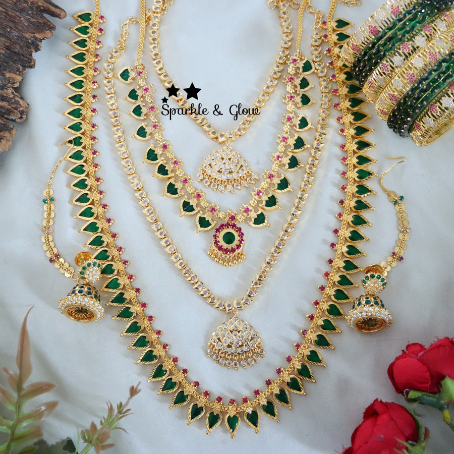 Premium Micro Gold Plated Bridal Jewellery Set – Stunning Gold Look Finish for Bridal & Festive Wear!!
Wedding Season Sale Get 15% discount on sitewide
Get Free Gift Above 10k
Get Free Shipping above 7.5k &30k(Domestic&International)
Get 7% discount on First Order

1.ID L-24016,Set-26219,S-30350,E-30829,EC-24097
2.ID L-14110,ML-24006,S-19799,C-23997,E-24108,EC-24092
3.ID L-17657,Set-30919,C-24802,E-24108,EC-24092
4.ID L-19856,Set-30894,S-13782,E-24107,EC-24096
5.ID Set-30874,S-30937,C-30874,E-30829,EC-24097