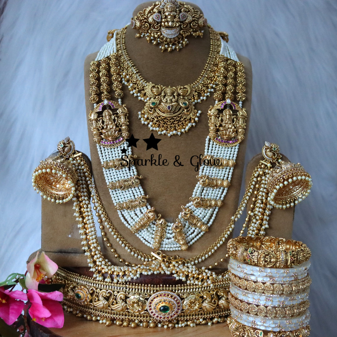 ✨ Every bride deserves a moment that takes everyone's breath away... and this bridal set is exactly that. 👰💖
Wedding Season Sale Get 15% discount on sitewide
Get Free Gift Above 10k
Get Free Shipping above 7.5k &30k(Domestic&
International)
Get 7% discount on First Order
1.ID L-6641,S-8711,E-17101,EC-24320,C-3071,H-8798
2.ID L-13156,C-27612,EC-25502,H-26115
3.ID L-19940,S-8724,C-26102,E-6298,EC-1098,H-31027

Visit website to place your order, link in the bio
www.sparkleandglow.co.in

Note: We don't take o