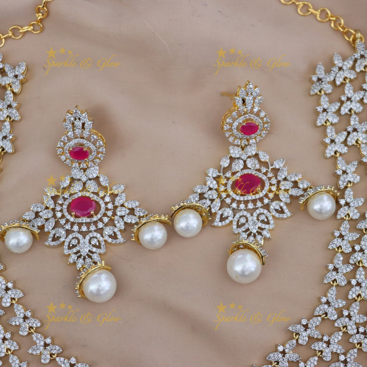 Elegant GJ Polish Floral Multilayer Necklace - Multi