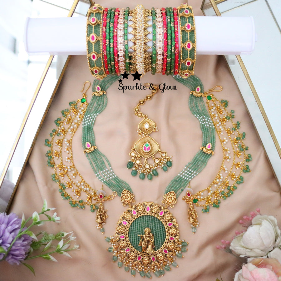 A bridal look that's timeless, regal, and unforgettable. ✨💚
Wedding Season Sale Get 15% discount on sitewide
Get Free Gift Above 10k
Get Free Shipping above 7.5k &30k(Domestic&
International)
Get 7% discount on First Order

1.ID L-23402,EC-19081,MT-16118,B-23505_2_4,24582,29790_2_4
2.ID L-19944,EC-31717,E-14539,MT-9918,B-14320,29790_2_4,23505_2_4,2945
3.ID L-15398,EC-31703,MT-25119,B-23508,23505_2_4,29790_2_4,20132
4.ID L-16509,EC-31703,MT-25119,B-20132,2945,364,27141_2_4
5.ID L-19948,EC-23292,MT-15996,B-2