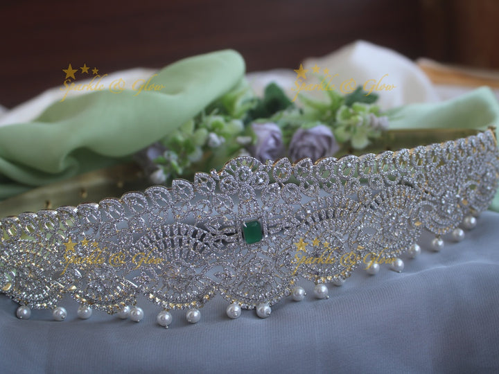 GJ Polish Leaf Peacock Carved Hipbelt – Unique Style