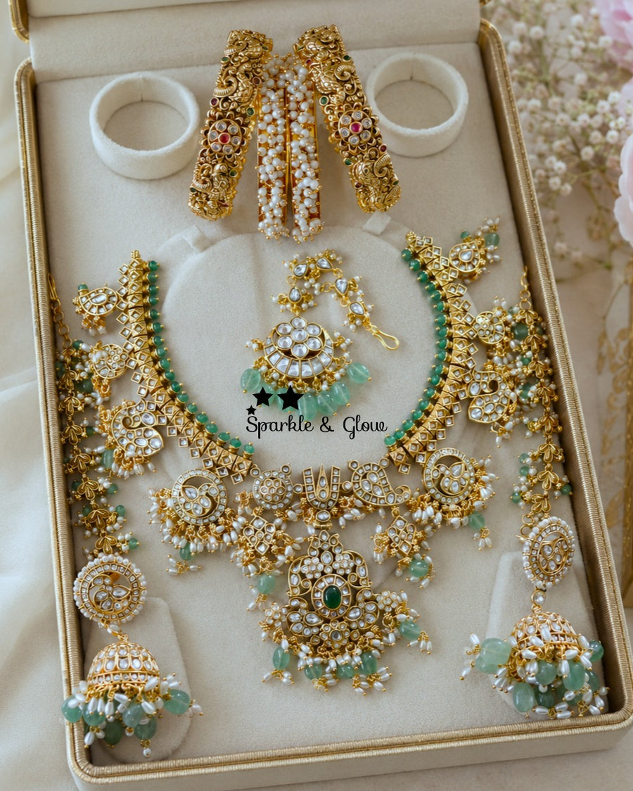 The perfect jewellery set for brides who love timeless elegance. 💍
Wedding Season Sale Get 15% discount on sitewide
Get Free Gift Above 10k
Get free Domestic shipping above 2000/- and for international its discounted shipping
Get 7% discount on First Order

1.ID S-17719,EC-31697,B-14320,1660,M-30628
2.ID S-22644,E-20991,EC-21145,B-6970,M-30660
3.ID S-22661,E-18702,EC-19410,B-20132,1660,M-30628
4.ID S-22650,E-22672,EC-19420,B-20132,M-29027
5.ID S-22640,E-15905,EC-21156,B-24582,M-25119
6.ID S-22658,E-15898,E