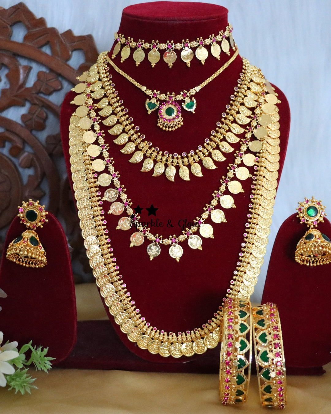 “Your Dream Wedding Look Deserves This Sparkle 💛”
Wedding Season Sale Get 15% discount on sitewide
Get Free Gift Above 10k
Get free Domestic shipping above 2000/- and for international its discounted shipping
Get 7% discount on First Order

1.ID L-19857,17648,S-17662,17617,C-31779,E-17621,B-17677
2.ID L-14092,17640,S-19861,14437,C-31779,E-17627,B-17683
3.ID L-17658,17648,S-19803,14437,C-31779,E-17631,B-17668
4.ID L-14099,14105,S-14111,14094,C-14101,E-17620,B-17683
5.ID L-17657,17648,S-13814,14437,C-31779,E