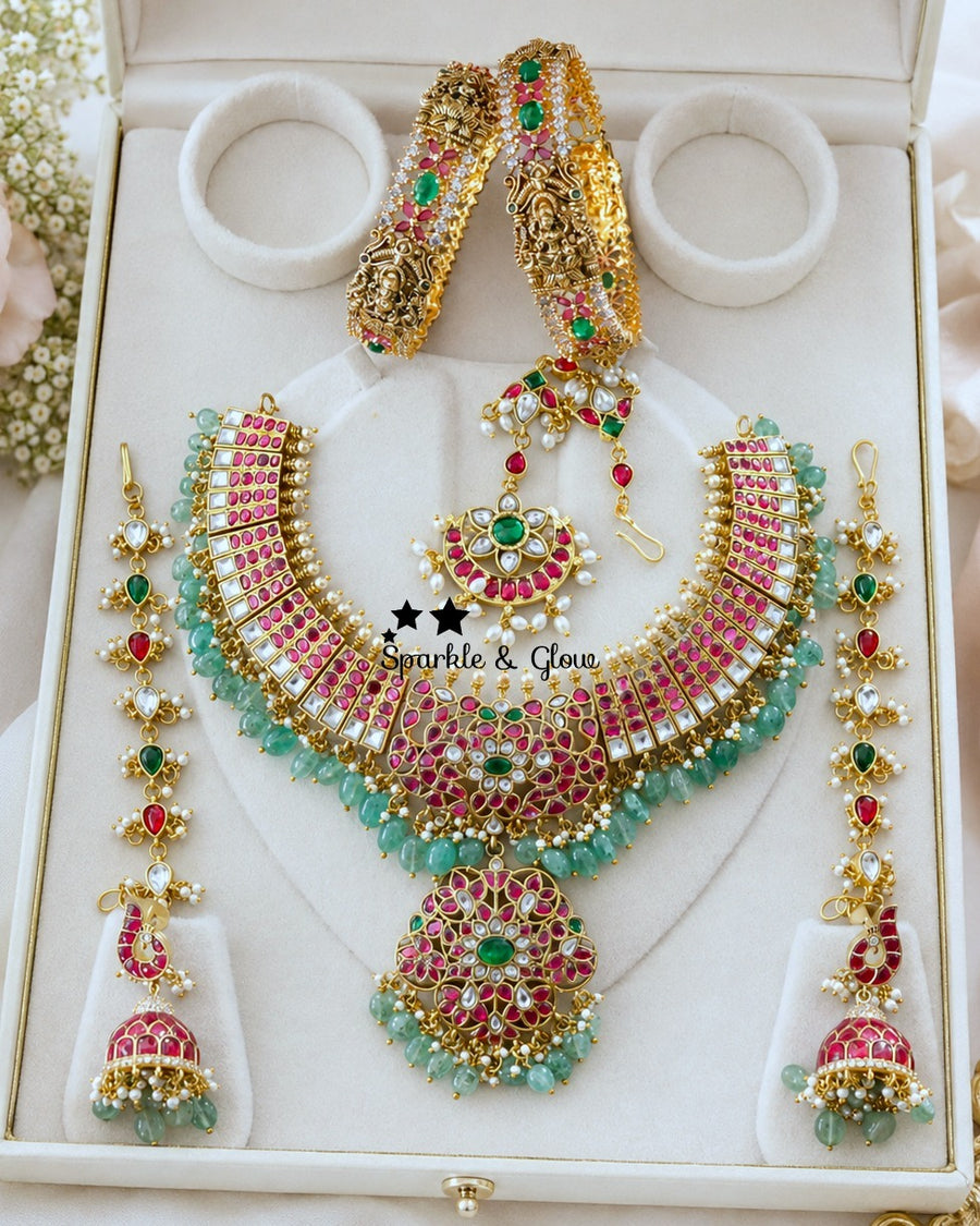 The perfect jewellery set for brides who love timeless elegance. 💍
Wedding Season Sale Get 15% discount on sitewide
Get Free Gift Above 10k
Get free Domestic shipping above 2000/- and for international its discounted shipping
Get 7% discount on First Order

1.ID S-17719,EC-31697,B-14320,1660,M-30628
2.ID S-22644,E-20991,EC-21145,B-6970,M-30660
3.ID S-22661,E-18702,EC-19410,B-20132,1660,M-30628
4.ID S-22650,E-22672,EC-19420,B-20132,M-29027
5.ID S-22640,E-15905,EC-21156,B-24582,M-25119
6.ID S-22658,E-15898,E