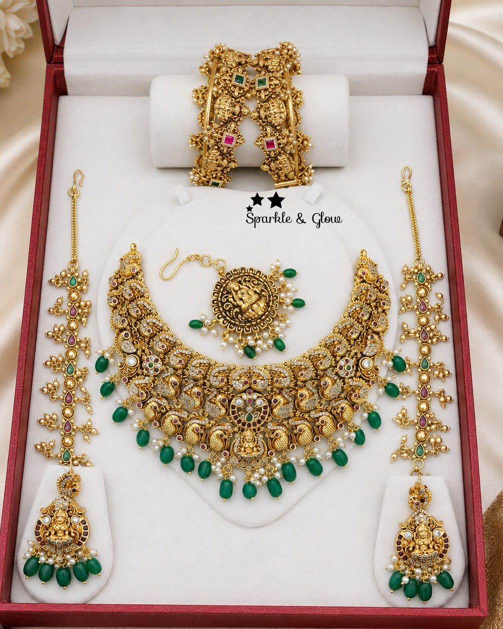 👑 "A touch of temple tradition, a whole lot of bridal elegance!"
Wedding Season Sale Get 15% discount on sitewide
Get Free Gift Above 10k
Get free Domestic shipping
above 2000/- and for international its discounted shipping
1. ID C-3669,EC-31697,B-20130,14320
2.ID C-7928,EC-31685,B-23506,M-15996
3.ID C-3082,EC-31687,B-2945,M-24490
4.ID C-26400,EC-19937,B-31740_2_6,14320,M-26402
5.ID C-26788,EC-31706,B-31738_2_4,M-26404
6.ID C-16175,EC-31705,B-2945,23506,M-16118
7.ID C-22698,EC-31706,B-24607,27439_2_4,M-120