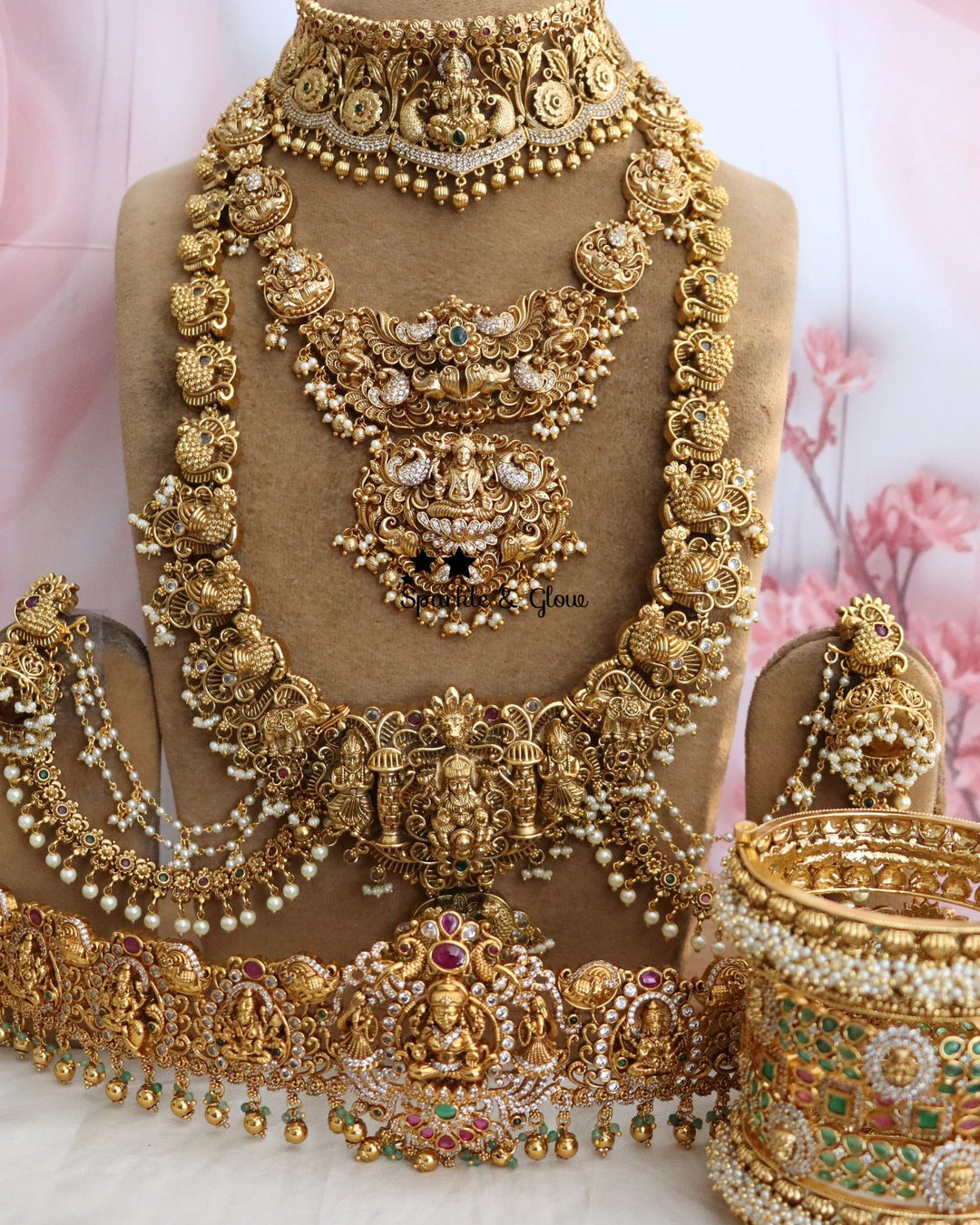 “The temple jewellery every South Indian bride needs! 💛”
Wedding Season Sale Get 15% discount on sitewide
Get Free Gift Above 10k
Get free Domestic shipping
above 2000/- and for international its discounted shipping

1.ID 29350
2.ID 30601
3.ID 30600
4.ID L-30600,S-25643,C-19350,EC-21551,H-27165
5.ID L-13156,S-8780,C-28854,E-17099,EC-27928,H-7427
6.ID L-24211,S-24210,M-25119,E-14539,EC-28332,H-7427
7.ID 30014

Visit website to place your order, link in the bio
www.sparkleandglow.co.in
Note: We don't take or