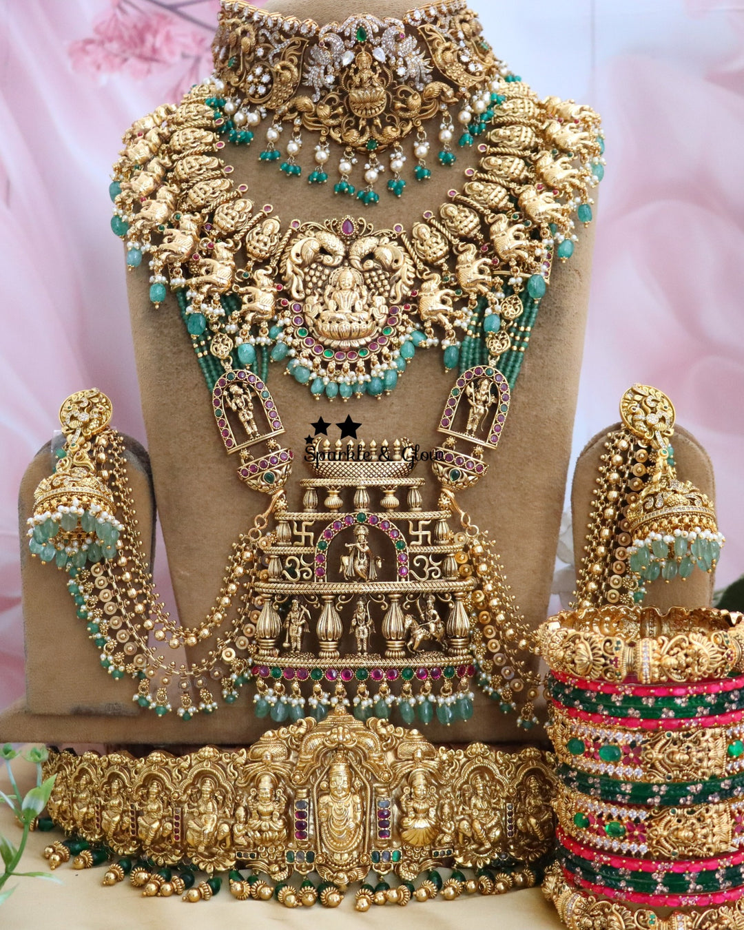 “The temple jewellery every South Indian bride needs! 💛”
Wedding Season Sale Get 15% discount on sitewide
Get Free Gift Above 10k
Get free Domestic shipping
above 2000/- and for international its discounted shipping

1.ID 29350
2.ID 30601
3.ID 30600
4.ID L-30600,S-25643,C-19350,EC-21551,H-27165
5.ID L-13156,S-8780,C-28854,E-17099,EC-27928,H-7427
6.ID L-24211,S-24210,M-25119,E-14539,EC-28332,H-7427
7.ID 30014

Visit website to place your order, link in the bio
www.sparkleandglow.co.in
Note: We don't take or