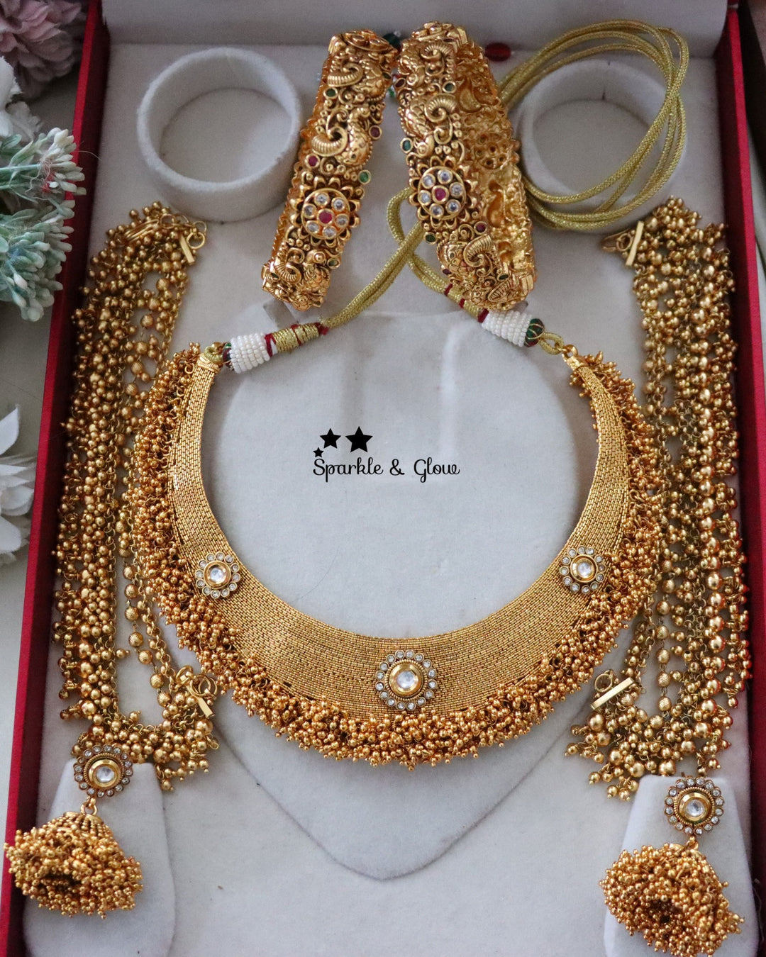 👑 “The semi-bridal set every bride-to-be is eyeing!”
Wedding Season Sale Get 15% discount on sitewide
Get Free Gift Above 10k
Get free Domestic shipping
above 2000/- and for international its discounted shipping
1.ID S-18027,EC-16518,B-2945,24358
2.ID S-31679,EC-23294,B-24553,1660
3.ID S-11631,EC-31683,B-23506
4.ID S-27612,EC-16518,B-24358,1660
5.ID S-27726,EC-16518,B-2945,6970
6.ID C-5853,EC-3657,B-14320

visit website to place your order, link in the bio
www.sparkleandglow.co.in
Note: We don't take order