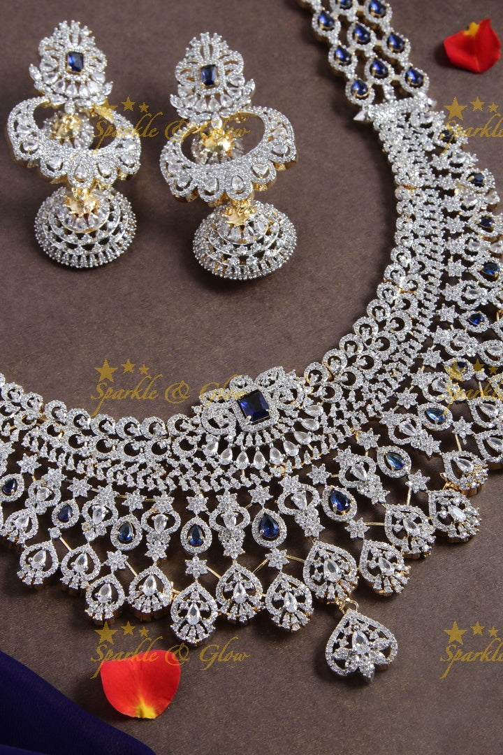 Diamond Replica Exquisite GJ polish haram - Blue
