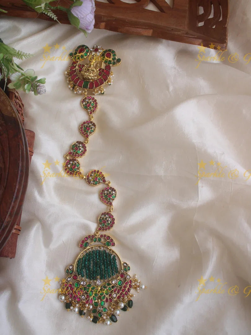 Elegant Jadau Lakshmi Gold Alike Hipbelt