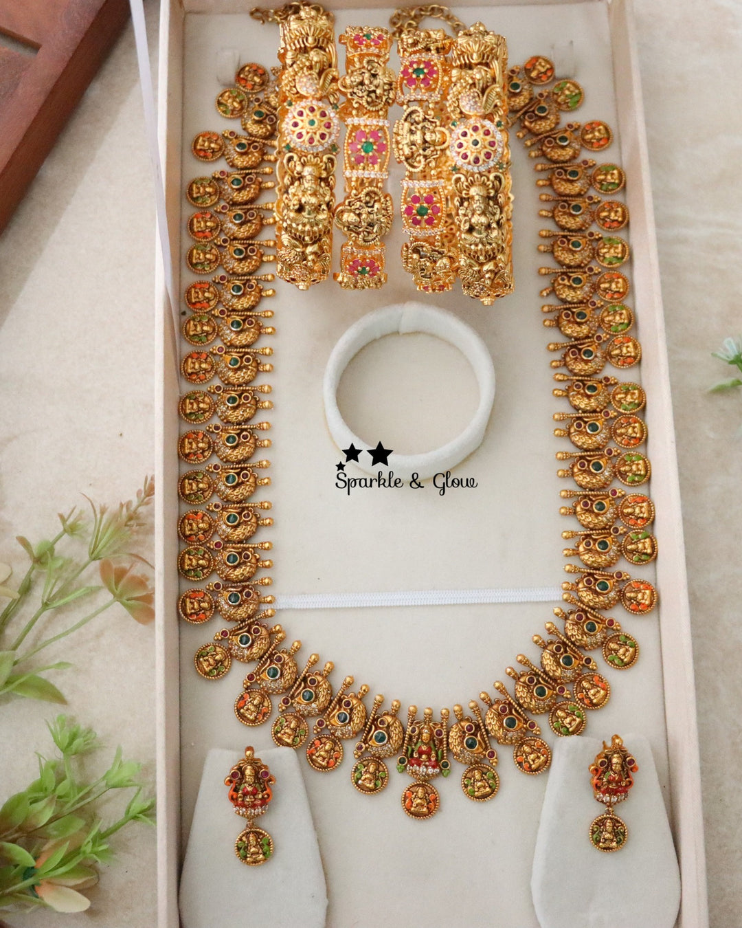“A bridal look this divine deserves a temple jewellery set 👑✨”
Wedding Season Sale Get 15% discount on sitewide
Get Free Gift Above 10k
Get free Domestic shipping
above 2000/- and for international its discounted shipping

1.ID 32889_2_4
2.ID 32895_2_4
3.ID 32896_2_4
4.ID 32900_2_4
5.ID L-29048,B-20130
6.ID L-27214,B-8130_2_4,31756_2_4
7.ID L-29047,B-31738_2_4,20130
8.ID L-27193,B-24353,31739_2_4
9.ID L-27533,B-24570,24587,24581_2_8
10.ID L-25638,E-2769,B-24582

visit website to place your order, link in t