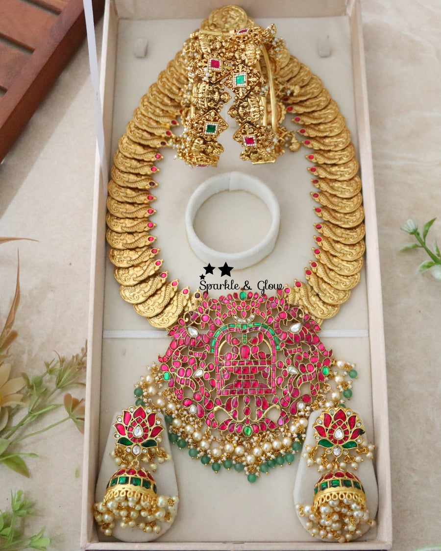 “A bridal look this divine deserves a temple jewellery set 👑✨”
Wedding Season Sale Get 15% discount on sitewide
Get Free Gift Above 10k
Get free Domestic shipping
above 2000/- and for international its discounted shipping

1.ID 32889_2_4
2.ID 32895_2_4
3.ID 32896_2_4
4.ID 32900_2_4
5.ID L-29048,B-20130
6.ID L-27214,B-8130_2_4,31756_2_4
7.ID L-29047,B-31738_2_4,20130
8.ID L-27193,B-24353,31739_2_4
9.ID L-27533,B-24570,24587,24581_2_8
10.ID L-25638,E-2769,B-24582

visit website to place your order, link in t