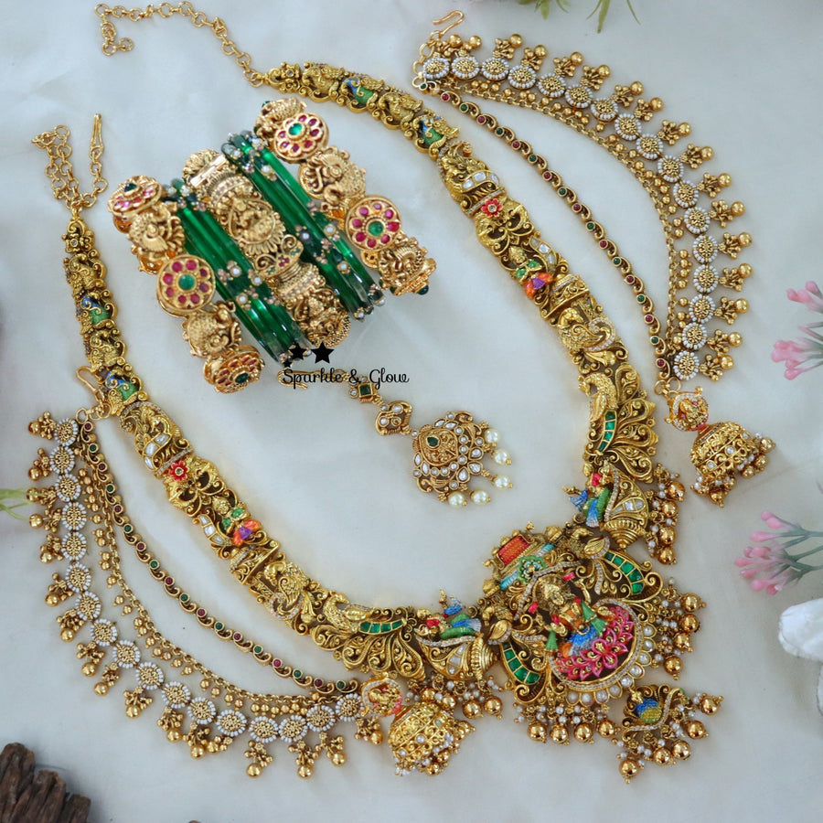 “POV: You found the temple jewellery set made for your bridal look! 👑✨”
Wedding Season Sale Get 15% discount on sitewide
Get Free Gift Above 10k
Get free Domestic shipping
above 2000/- and for international its discounted shipping

1.ID L-26715,EC- 21556,M-26402,B-24353,29321_2_8,31737_2_6
2.ID L-29031,EC-1098,M-7204,B-24353,29948_2_4,31737_2_6
3.ID L- 26787,EC-31681,M- 15996,B-29589_2_6,29948_2_4
4.ID L-26713,EC-9522,M-16118,B-2945,27159_2_4,31737_2_6
5.ID L-28591,EC-9537,M-31416,B-14321,27159_2_4,1660
6.