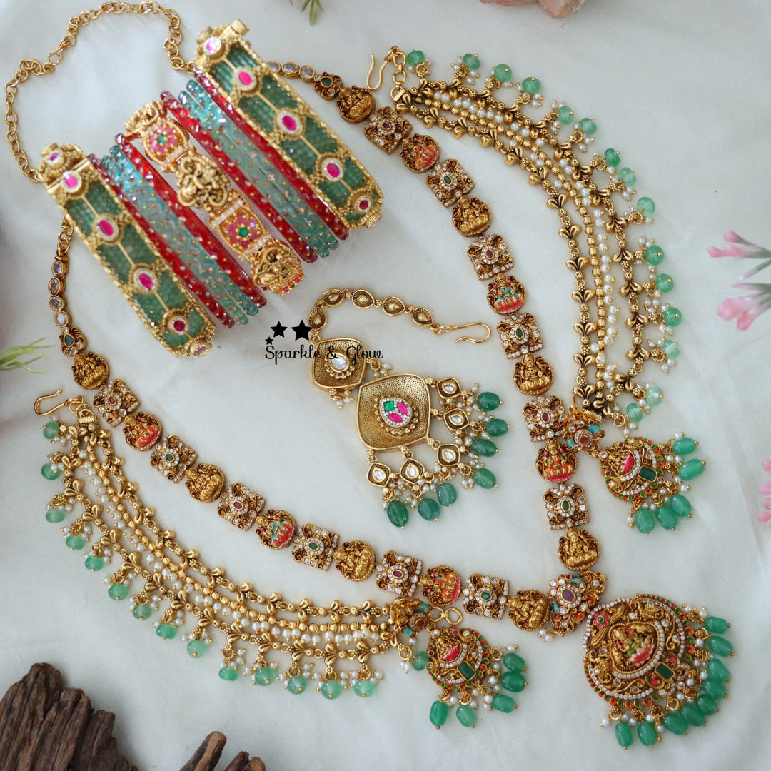 “POV: You found the temple jewellery set made for your bridal look! 👑✨”
Wedding Season Sale Get 15% discount on sitewide
Get Free Gift Above 10k
Get free Domestic shipping
above 2000/- and for international its discounted shipping

1.ID L-26715,EC- 21556,M-26402,B-24353,29321_2_8,31737_2_6
2.ID L-29031,EC-1098,M-7204,B-24353,29948_2_4,31737_2_6
3.ID L- 26787,EC-31681,M- 15996,B-29589_2_6,29948_2_4
4.ID L-26713,EC-9522,M-16118,B-2945,27159_2_4,31737_2_6
5.ID L-28591,EC-9537,M-31416,B-14321,27159_2_4,1660
6.