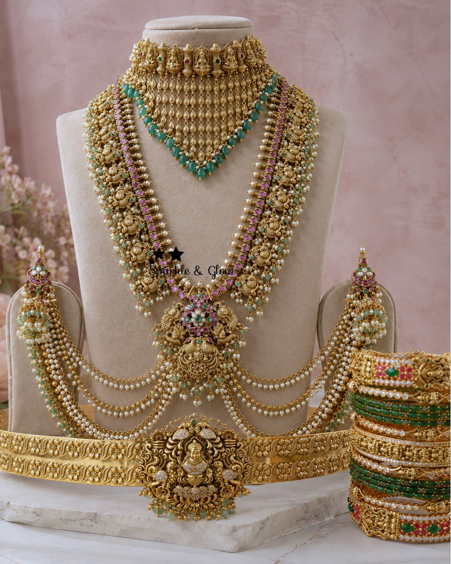 👑 Your bridal look deserves this royal Guttapusalu moment!
Wedding Season Sale Get 15% discount on sitewide
Get Free Gift Above 10k
Get free Domestic shipping
above 2000/- and for international its discounted shipping

1.ID L-455,C-259,E-17101,EC- 818,H-5963
2.ID L-19955,C-16174,EC-31714,H-30296
3.ID L-8093,C-8529,EC- 12949,H-30296
4.ID L-7949,C-1192,EC-31681,H-5963
5.ID L-2023,C-13722,EC-12951,H-8798
6.ID L- 6544,C-3064,E-11245,EC-31709,H-7695
7.ID L-27542,C-32460,E-17101,EC-24320,H-30296
8.ID L-27539,C-1