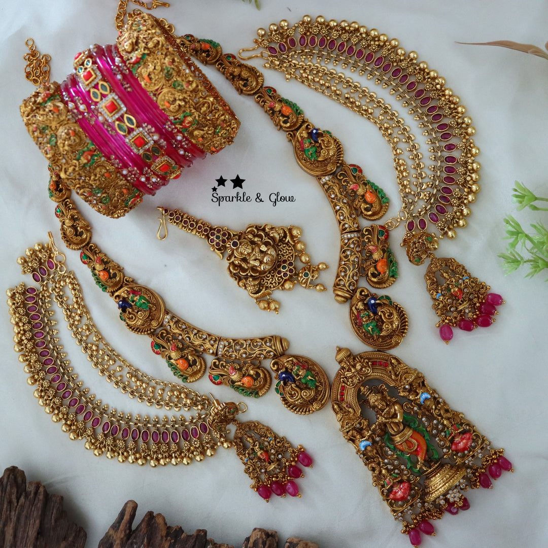 ✨ “A touch of temple tradition, a whole lot of bridal glam! 👑
Wedding Season Sale Get 15% discount on sitewide
Get Free Gift Above 10k
Get free Domestic shipping
above 2000/- and for international its discounted shipping

1.ID L-25737,EC-25916,M-15996,B-29589_2_6,16848,25773_2_2
2.ID L-27356,EC-31714,M-15996,B-24292,29322_2_8
3.ID 33029_2_4
4.ID L- 27193,E-28190,EC-12538,M-26402,B-24608,31741_2_4,29322_2_8
5.ID 33033_2_4
6.ID 33030_2_4
7.ID 33034_2_4
8.ID 33035_2_4
9.ID 33037_2_4
10.ID 33036_2_4

visit web