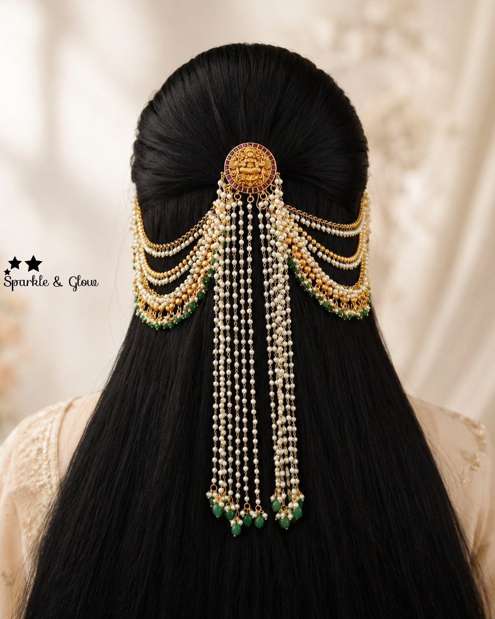 🌸 “The hair accessory that instantly gives you a royal look!”
Wedding Season Sale Get 15% discount on sitewide
Get Free Gift Above 10k
Get free Domestic shipping
above 2000/- and for international its discounted shipping

1.ID J-32837,EC-31714
2.ID J-16438,EC-31714
3.ID J-10782,EC-31714
4.ID J-19726,EC-31714
5.ID J-26758,EC-31714
6.ID J- 30070,EC-31714
7.ID J-21525,EC-31714
8.ID J-32839,EC-31714 

visit website to place your order, link in the bio
www.sparkleandglow.co.in
Note: We don't take orders from an