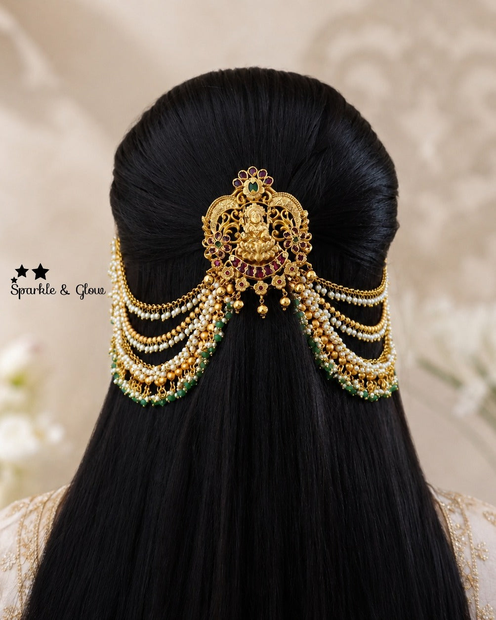 🌸 “The hair accessory that instantly gives you a royal look!”
Wedding Season Sale Get 15% discount on sitewide
Get Free Gift Above 10k
Get free Domestic shipping
above 2000/- and for international its discounted shipping

1.ID J-32837,EC-31714
2.ID J-16438,EC-31714
3.ID J-10782,EC-31714
4.ID J-19726,EC-31714
5.ID J-26758,EC-31714
6.ID J- 30070,EC-31714
7.ID J-21525,EC-31714
8.ID J-32839,EC-31714 

visit website to place your order, link in the bio
www.sparkleandglow.co.in
Note: We don't take orders from an