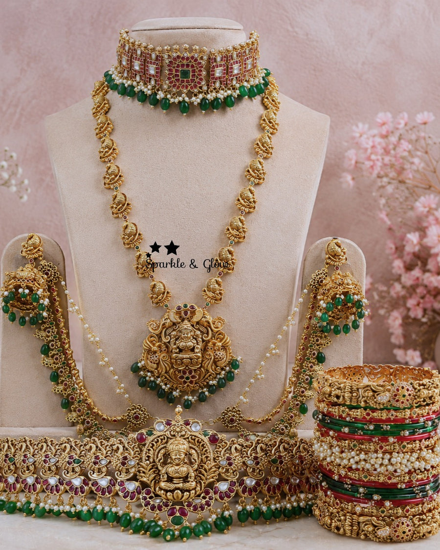 👑 Your bridal look deserves this royal Guttapusalu moment!
Wedding Season Sale Get 15% discount on sitewide
Get Free Gift Above 10k
Get free Domestic shipping
above 2000/- and for international its discounted shipping

1.ID L-455,C-259,E-17101,EC- 818,H-5963
2.ID L-19955,C-16174,EC-31714,H-30296
3.ID L-8093,C-8529,EC- 12949,H-30296
4.ID L-7949,C-1192,EC-31681,H-5963
5.ID L-2023,C-13722,EC-12951,H-8798
6.ID L- 6544,C-3064,E-11245,EC-31709,H-7695
7.ID L-27542,C-32460,E-17101,EC-24320,H-30296
8.ID L-27539,C-1