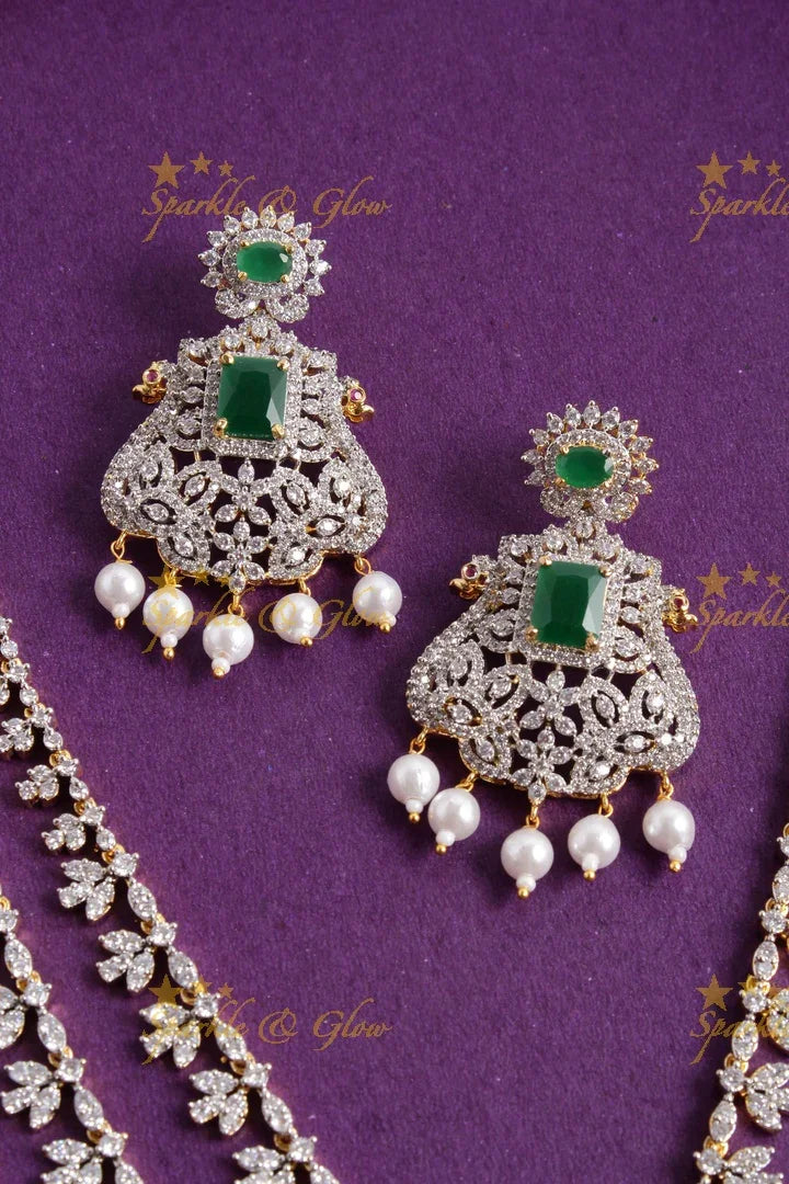 Statement AD layered haram - Green - Sparkle and Glow