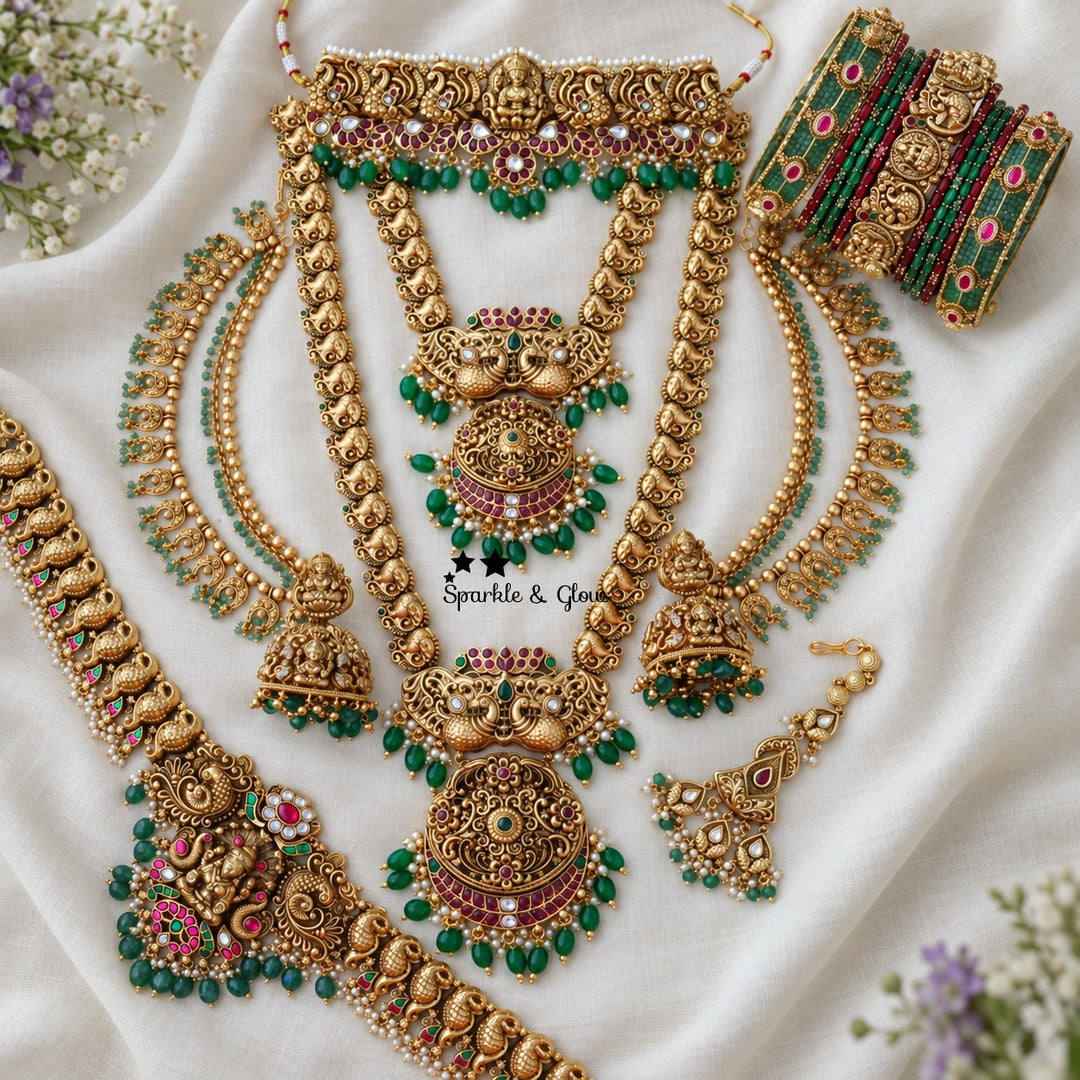 “A Bridal Set That Brings Tradition to Life! 🌸👰”
Wedding Season Sale Get 15% discount on sitewide
Get Free Gift Above 10k
Get free Domestic shipping
above 2000/- and for international its discounted shipping

1.ID L-3738,S-3737,C-3313,E-14539,EC-32198,M-25116,H-15498
2.ID L-1171,S-4405,C-20014,EC-15303,M-15996,H-8789
3.ID L-895,S-13743,C-19350,EC-12951,M-25133,H-3479
4.ID L-18053,S-18021,C-18021,E-12376,EC-16523,M-26864,H-18053

visit website to place your order, link in the bio
www.sparkleandglow.co.in

