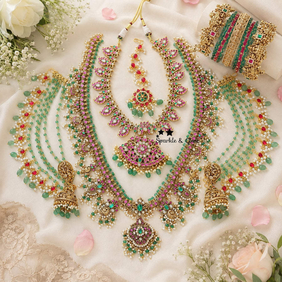 💛 “Your bridal look just found its royal finishing touch!”
Wedding Season Sale Get 15% discount on sitewide
Get Free Gift Above 10k
Get free Domestic shipping
above 2000/- and for international its discounted shipping

1.ID 30498
2.ID 30499
3.ID 30500
4.ID 30505
5.ID L-17733,S-17937,E-17099,EC- 27927,M-25114
6.ID L- 18091,S-24222,E-17099,EC-29510,M-29027
7.ID 30505
8.ID 30504
9.ID 30506
10.ID 30848

visit website to place your order, link in the bio
www.sparkleandglow.co.in
Note: We don't take orders from 