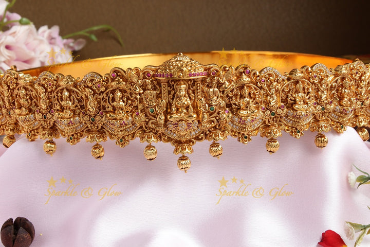 Beautiful Lakshmi Gold alike Hipbelt