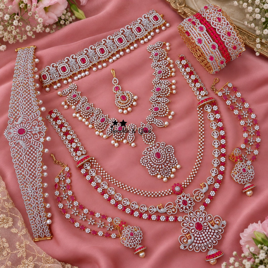 “Bridal sparkle that looks straight out of a fairytale! ✨👰”
Wedding Season Sale Get 15% discount on sitewide
Get Free Gift Above 10k
Get free Domestic shipping
above 2000/- and for international its discounted shipping

1.ID L-10612,C-19353,EC-13307,H-33145.M-23831
2.ID L-7530,S-33149,C-2010,EC-7742,H-13331,M-23843
3.ID L-33191,C-19425,EC-30801,H-16085,M-23895
4.ID L-15152,S-33116,C-33193,EC-30802,H-12936,M-23901
5.ID L-10130,S-33215,C-33197,EC-21665,H-13331,M-23894
6.ID L-22260,S-33172,C-33142,EC-30801,H-