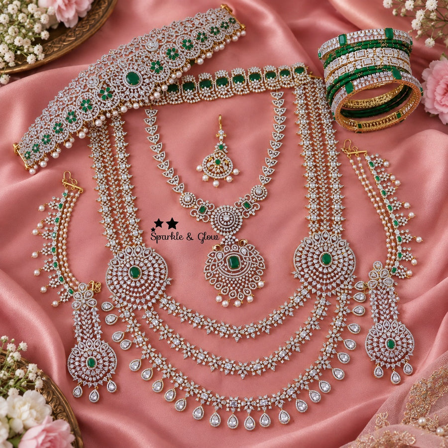 “Bridal sparkle that looks straight out of a fairytale! ✨👰”
Wedding Season Sale Get 15% discount on sitewide
Get Free Gift Above 10k
Get free Domestic shipping
above 2000/- and for international its discounted shipping

1.ID L-10612,C-19353,EC-13307,H-33145.M-23831
2.ID L-7530,S-33149,C-2010,EC-7742,H-13331,M-23843
3.ID L-33191,C-19425,EC-30801,H-16085,M-23895
4.ID L-15152,S-33116,C-33193,EC-30802,H-12936,M-23901
5.ID L-10130,S-33215,C-33197,EC-21665,H-13331,M-23894
6.ID L-22260,S-33172,C-33142,EC-30801,H-