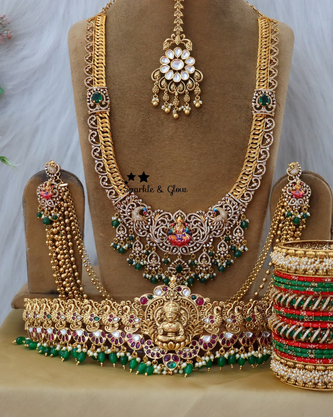 “Temple jewellery that turns every bride into royalty! 👑✨”
Wedding Season Sale Get 15% discount on sitewide
Get Free Gift Above 10k
Get free Domestic shipping
above 2000/- and for international its discounted shipping

1.ID 33642
2.ID L-27688,EC-3657,M-25124,H-7695
3.ID L-27678,EC-31714,M-12054,H-15487
4.ID L-27646,E-11245,EC-16518,M-29078,H-5963
5.ID L-29033,EC-27925,M-7204,H-5963
6.ID L-27649,EC-9522,M-12054,H-15487

visit website to place your order, link in the bio
www.sparkleandglow.co.in
Note: We don