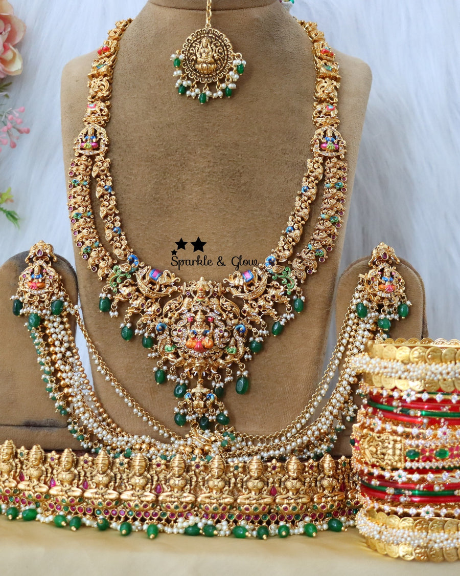 “Temple jewellery that turns every bride into royalty! 👑✨”
Wedding Season Sale Get 15% discount on sitewide
Get Free Gift Above 10k
Get free Domestic shipping
above 2000/- and for international its discounted shipping

1.ID 33642
2.ID L-27688,EC-3657,M-25124,H-7695
3.ID L-27678,EC-31714,M-12054,H-15487
4.ID L-27646,E-11245,EC-16518,M-29078,H-5963
5.ID L-29033,EC-27925,M-7204,H-5963
6.ID L-27649,EC-9522,M-12054,H-15487

visit website to place your order, link in the bio
www.sparkleandglow.co.in
Note: We don