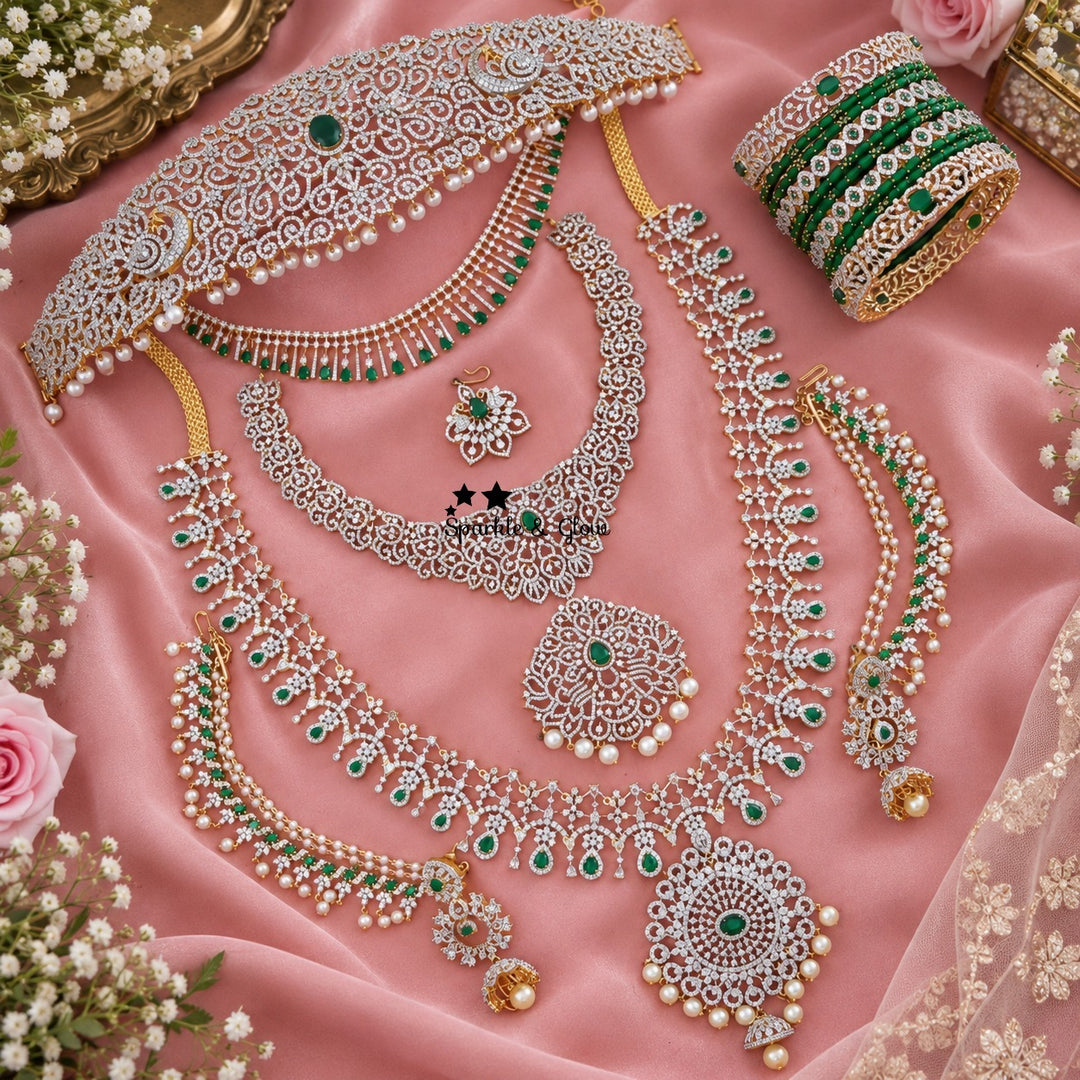 “Bridal sparkle that looks straight out of a fairytale! ✨👰”
Wedding Season Sale Get 15% discount on sitewide
Get Free Gift Above 10k
Get free Domestic shipping
above 2000/- and for international its discounted shipping

1.ID L-10612,C-19353,EC-13307,H-33145.M-23831
2.ID L-7530,S-33149,C-2010,EC-7742,H-13331,M-23843
3.ID L-33191,C-19425,EC-30801,H-16085,M-23895
4.ID L-15152,S-33116,C-33193,EC-30802,H-12936,M-23901
5.ID L-10130,S-33215,C-33197,EC-21665,H-13331,M-23894
6.ID L-22260,S-33172,C-33142,EC-30801,H-