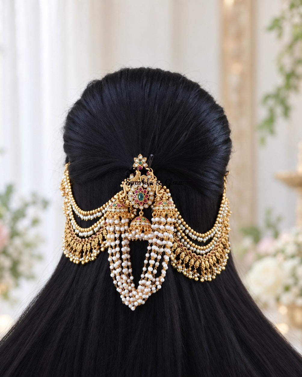“The secret to a picture-perfect bridal hairstyle! 💕”
Wedding Season Sale Get 15% discount on sitewide
Get Free Gift Above 10k
Get free Domestic shipping
above 2000/- and for international its discounted shipping

1.ID J-32837,EC-31718
2ID J-12593,EC-31718
3.ID J-17351,EC-31718
4.ID J-28764,EC-31718
5.ID J-19726,EC-31718
6.ID J-32193

visit website to place your order, link in the bio
www.sparkleandglow.co.in
Note: We don't take orders from any other Instagram pages or WhatsApp numbers other than 636355017