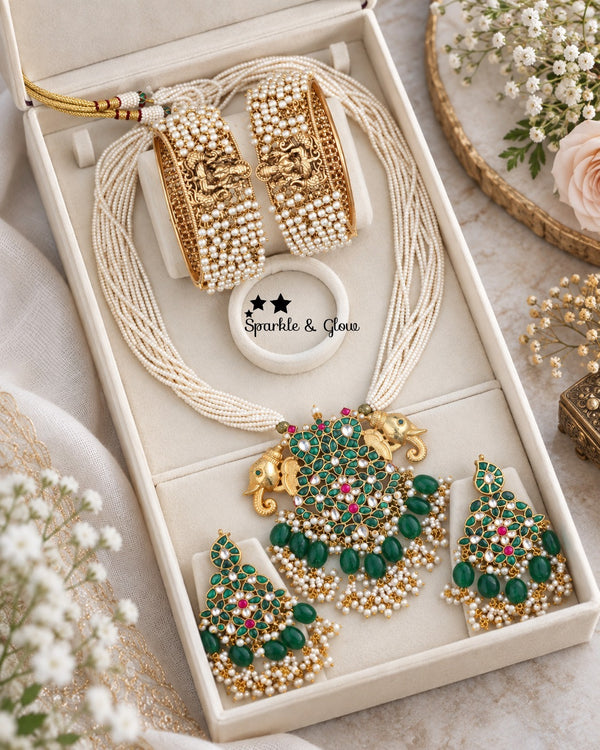 The perfect balance of elegance & grandeur 👑
Wedding Season Sale Get 15% discount on sitewide
Get Free Gift Above 10k
Get free Domestic shipping
above 2000/- and for international its discounted shipping

1.ID L-18870,E-2769,B-24582
2.ID L-28592,B-29589_2_6
3.ID  L-28592,B-33170
4.ID L-6770,E-28276,B-18963
5.ID L-22692,B-20131
6.ID L-4795,B-31752_2_4
7.ID L-7386,B-18963
8.ID L-29171,B-33170
9.ID L- 4786,B-24608
10.ID L-33404,B- 24581_2_8

visit website to place your order, link in the bio
www.sparkleandglo