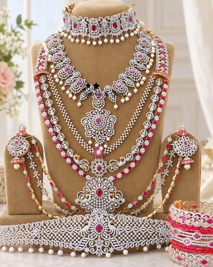 “Bridal sparkle that steals the spotlight ✨💎”
Wedding Season Sale Get 15% discount on sitewide
Get Free Gift Above 10k
Get free Domestic shipping
above 2000/- and for international its discounted shipping

1.ID L-10612,C- 19353,EC-13307,H- 33145
2.ID L-7530,S-33149,C-2010,EC-7742,H-13331
3.ID L-14484,C-33197,EC-22392,H-7569
4.ID L-22260,S- 33172,C-33142,EC-30801,H-16085
5.ID L-14496,C-19425,EC-30805,H-16085
6.ID L-12407,C-5975,EC-30804,H-16085
7.ID L-15152,S- 33116,EC-30802,H-12936

visit website to place 