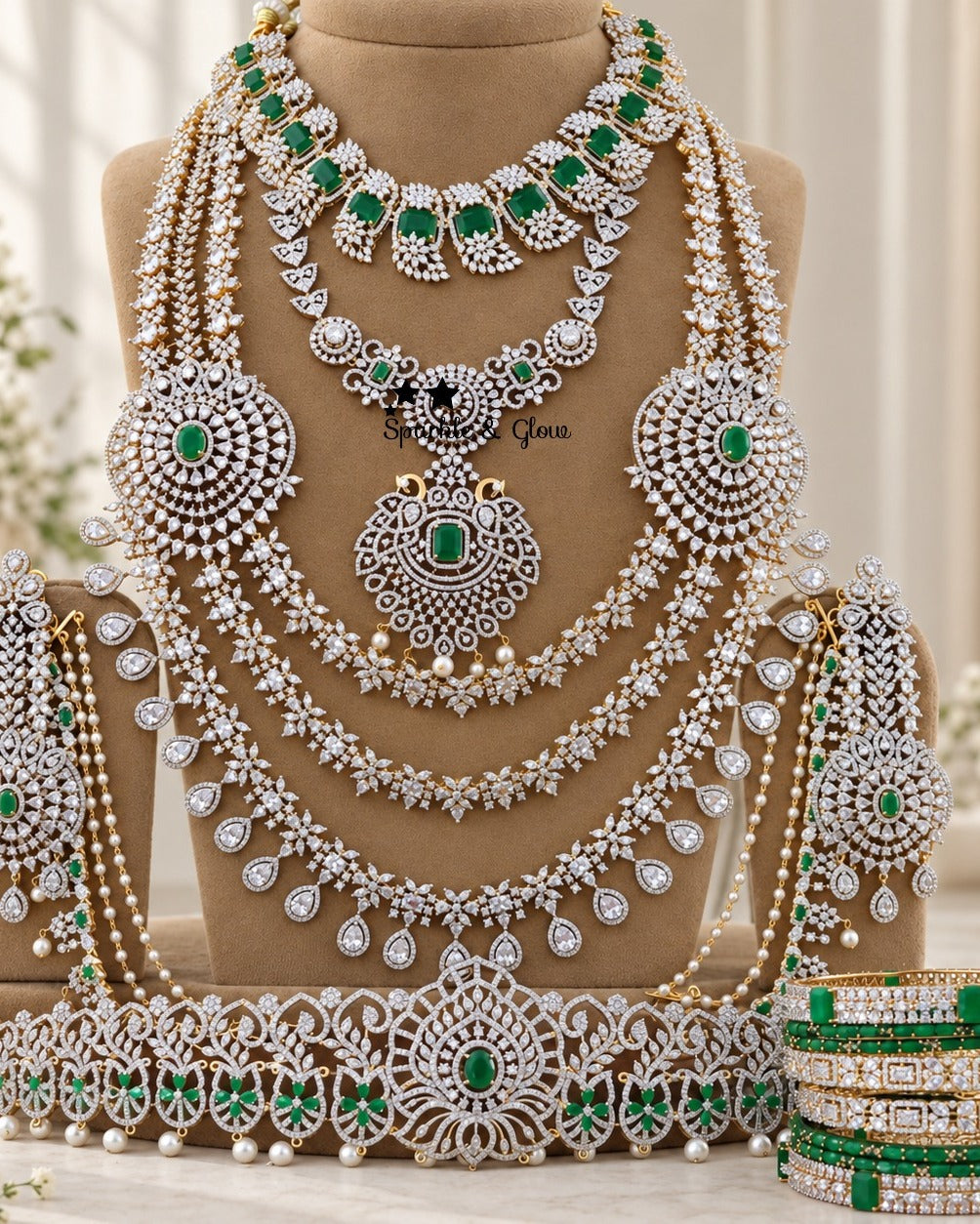 “Bridal sparkle that steals the spotlight ✨💎”
Wedding Season Sale Get 15% discount on sitewide
Get Free Gift Above 10k
Get free Domestic shipping
above 2000/- and for international its discounted shipping

1.ID L-10612,C- 19353,EC-13307,H- 33145
2.ID L-7530,S-33149,C-2010,EC-7742,H-13331
3.ID L-14484,C-33197,EC-22392,H-7569
4.ID L-22260,S- 33172,C-33142,EC-30801,H-16085
5.ID L-14496,C-19425,EC-30805,H-16085
6.ID L-12407,C-5975,EC-30804,H-16085
7.ID L-15152,S- 33116,EC-30802,H-12936

visit website to place 
