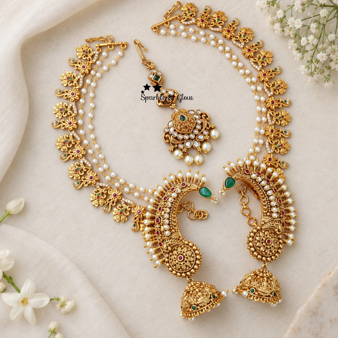 “Your bridal look isn’t complete without this trio! 👑”
Wedding Season Sale Get 15% discount on sitewide
Get Free Gift Above 10k
Get free Domestic shipping
above 2000/- and for international its discounted shipping

1.ID E-14539,EC-33330,M-25116
2.ID E-12803,EC-33322,M-16112
3.ID E-19470,EC-33333,M-7204
4.ID E-22686,EC-32641,M-25122
5.ID E-12105,EC-17174,M-29078
6.ID E-31404,EC-33323,M-7204
7.ID E-17101,EC-33332,M-16118
8.ID E-31449,EC-33327,M-12054
9.ID E-9111,EC-33331,M-29101
10.ID E-32274,EC-33334,M-2910