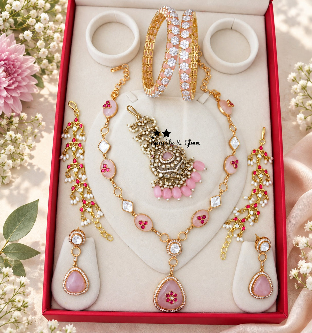 This Semi Bridal Set is made to steal the spotlight 💫
Wedding Season Sale Get 15% discount on sitewide
Get Free Gift Above 10k
Get free Domestic shipping
above 2000/- and for international its discounted shipping

1. ID S-15927, EC-21152, M-30660, B-20131
2. ID S-15917, EC-21151, M-16001, B-33014_2_4
3.ID S-15920, EC-30800, M-15998, B-33067_2_4
4. ID S-15913, EC-22379, M-23896, B-33069_2_6
5. ID S-15933, EC-21152, M-25133, B-33162
6. ID S-15922, EC- 31471, M-16040, B-16826
7.ID S-15931, EC-31472, M-23855, 