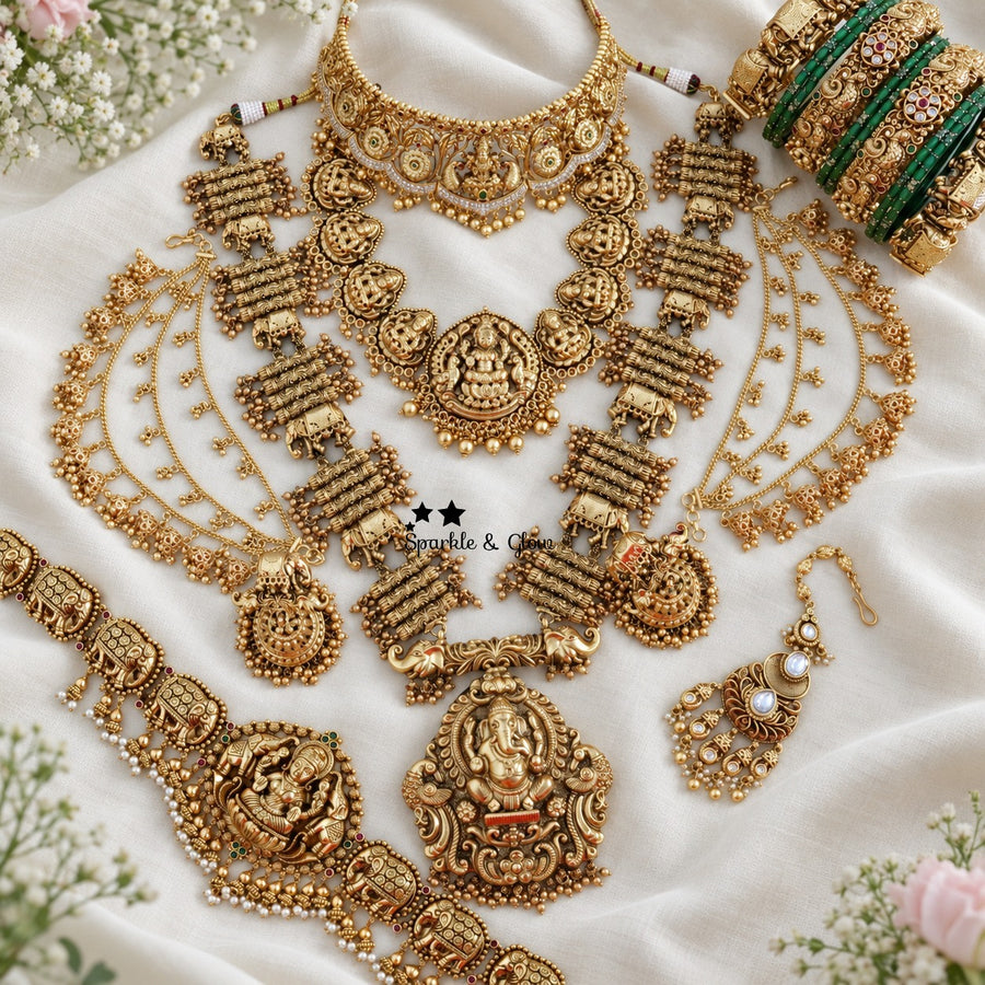 “A Bridal Set That Brings Tradition to Life! 🌸👰”
Wedding Season Sale Get 15% discount on sitewide
Get Free Gift Above 10k
Get free Domestic shipping
above 2000/- and for international its discounted shipping

1.ID L-3738,S-3737,C-3313,E-14539,EC-32198,M-25116,H-15498
2.ID L-1171,S-4405,C-20014,EC-15303,M-15996,H-8789
3.ID L-895,S-13743,C-19350,EC-12951,M-25133,H-3479
4.ID L-18053,S-18021,C-18021,E-12376,EC-16523,M-26864,H-18053

visit website to place your order, link in the bio
www.sparkleandglow.co.in

