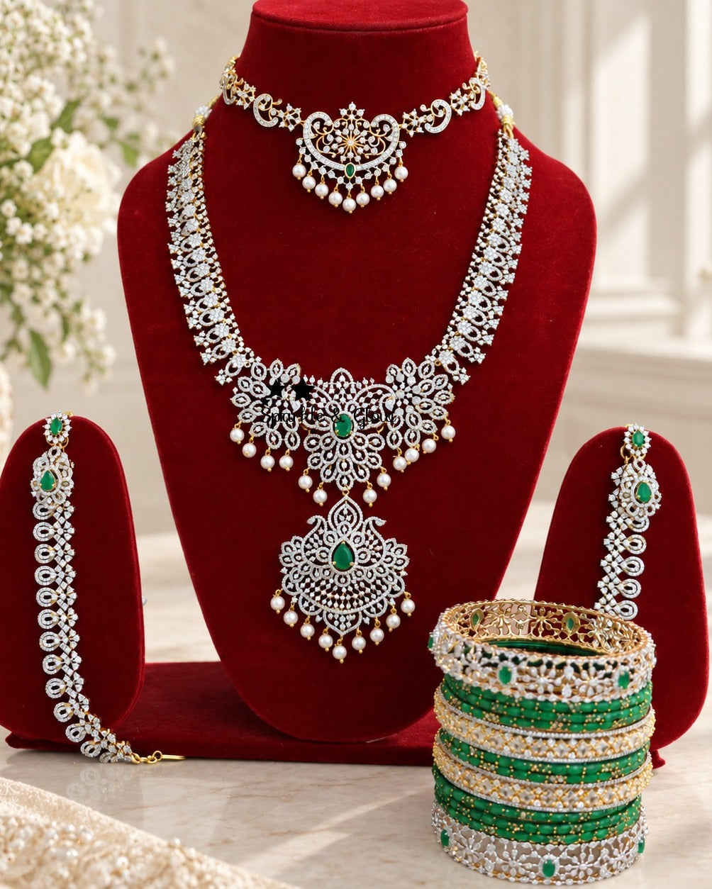 Bridal Glam That Shines From Every Angle! 👰💎
Wedding Season Sale Get 15% discount on sitewide
Get Free Gift Above 10k
Get free Domestic shipping
above 2000/- and for international its discounted shipping

1.ID L-33145,C-19353,EC-19561
2.ID L-7902,C-5977,EC-30805
3.ID L-33150,C-33124,EC-27010
4.ID L-33168,C-33158,EC-30800
5.ID L-33190,C-19351,EC-19561
6.ID L-26921,C-33123,EC-22379
7.ID L-33144,C-33174,EC-30801
8.ID L-33191,C-19352,EC-16194

visit website to place your order, link in the bio
www.sparkleandg
