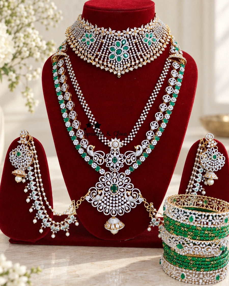 Bridal Glam That Shines From Every Angle! 👰💎
Wedding Season Sale Get 15% discount on sitewide
Get Free Gift Above 10k
Get free Domestic shipping
above 2000/- and for international its discounted shipping

1.ID L-33145,C-19353,EC-19561
2.ID L-7902,C-5977,EC-30805
3.ID L-33150,C-33124,EC-27010
4.ID L-33168,C-33158,EC-30800
5.ID L-33190,C-19351,EC-19561
6.ID L-26921,C-33123,EC-22379
7.ID L-33144,C-33174,EC-30801
8.ID L-33191,C-19352,EC-16194

visit website to place your order, link in the bio
www.sparkleandg