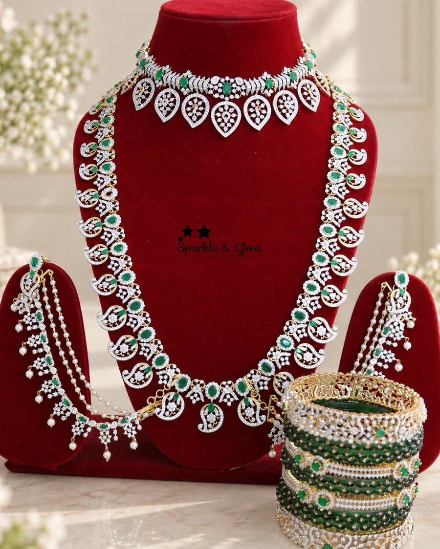 Bridal Glam That Shines From Every Angle! 👰💎
Wedding Season Sale Get 15% discount on sitewide
Get Free Gift Above 10k
Get free Domestic shipping
above 2000/- and for international its discounted shipping

1.ID L-33145,C-19353,EC-19561
2.ID L-7902,C-5977,EC-30805
3.ID L-33150,C-33124,EC-27010
4.ID L-33168,C-33158,EC-30800
5.ID L-33190,C-19351,EC-19561
6.ID L-26921,C-33123,EC-22379
7.ID L-33144,C-33174,EC-30801
8.ID L-33191,C-19352,EC-16194

visit website to place your order, link in the bio
www.sparkleandg