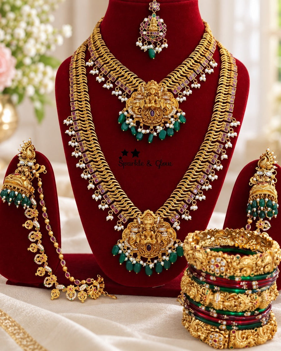 “A Jadau bridal set that makes every moment feel royal 👑✨”
Wedding Season Sale Get 15% discount on sitewide
Get Free Gift Above 10k
Get free Domestic shipping
above 2000/- and for international its discounted shipping

1.ID L-27554,S-27553,E-28238,EC-31709,M-26871
2.ID L-33477,S-33465,E-28256,EC-9534,M- 29101
3.ID L-29229,S-33476,E-28258,EC-27927,M-26870
4.ID L-33418,S-33450,E-28236,EC-25499,M-27338
5.ID L-29188,S-29187,E-28272,EC-32641,M-27333
6.ID L-33471,S-33417,E-31449,EC-33329,M-27339
7.ID L-33455,S-3