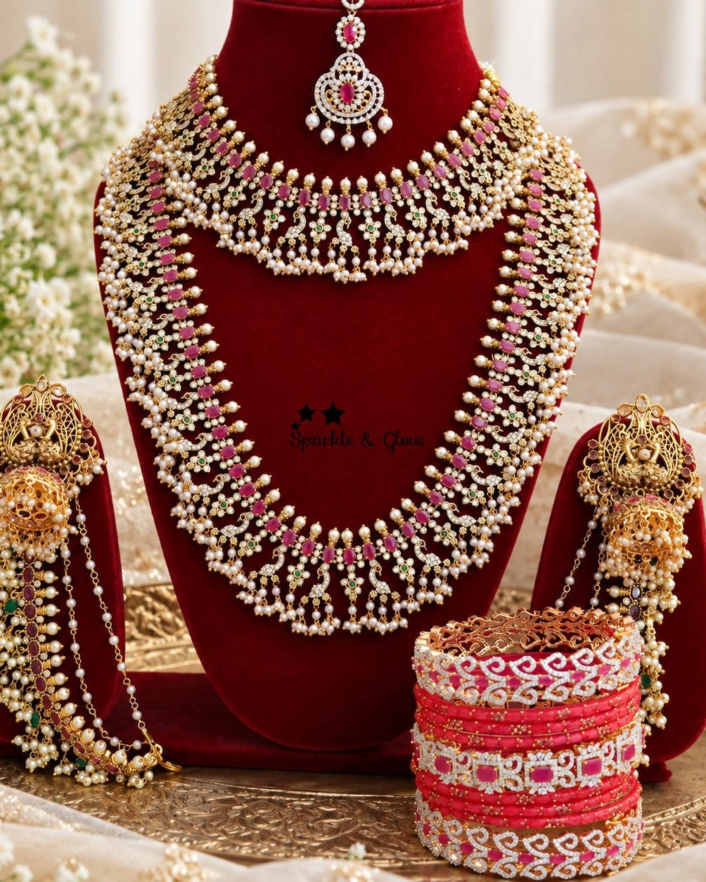 ✨ Your Bridal Look Deserves This Much Royalty!
Wedding Season Sale Get 15% discount on sitewide
Get Free Gift Above 10k
Get free Domestic shipping
above 2000/- and for international its discounted shipping

1.ID L-7133,S-6895,E-17101,EC-24241,M-7204
2.ID L-13644,S-11363,E-29555,EC- 818,M-23843
3.ID L-952,S-741,EC-1098,M-26868
4.ID L-19253,C-19251,EC-31471
5.ID L-6637,S-6299,E-12803,EC-15303,M-16118
6.ID L-8512,S-6299,EC-9537,M-7204
7.ID L-6641,S-11631,EC-9534,M-25133
8.ID L-455,S-188,E-17101,EC-818,M-29101
