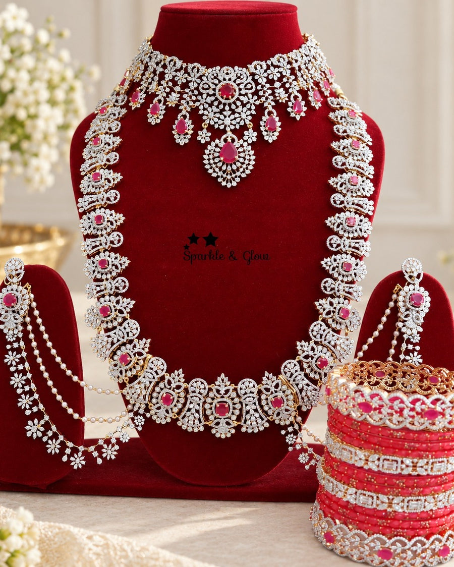 Bridal Glam That Shines From Every Angle! 👰💎
Wedding Season Sale Get 15% discount on sitewide
Get Free Gift Above 10k
Get free Domestic shipping
above 2000/- and for international its discounted shipping

1.ID L-33145,C-19353,EC-19561
2.ID L-7902,C-5977,EC-30805
3.ID L-33150,C-33124,EC-27010
4.ID L-33168,C-33158,EC-30800
5.ID L-33190,C-19351,EC-19561
6.ID L-26921,C-33123,EC-22379
7.ID L-33144,C-33174,EC-30801
8.ID L-33191,C-19352,EC-16194

visit website to place your order, link in the bio
www.sparkleandg